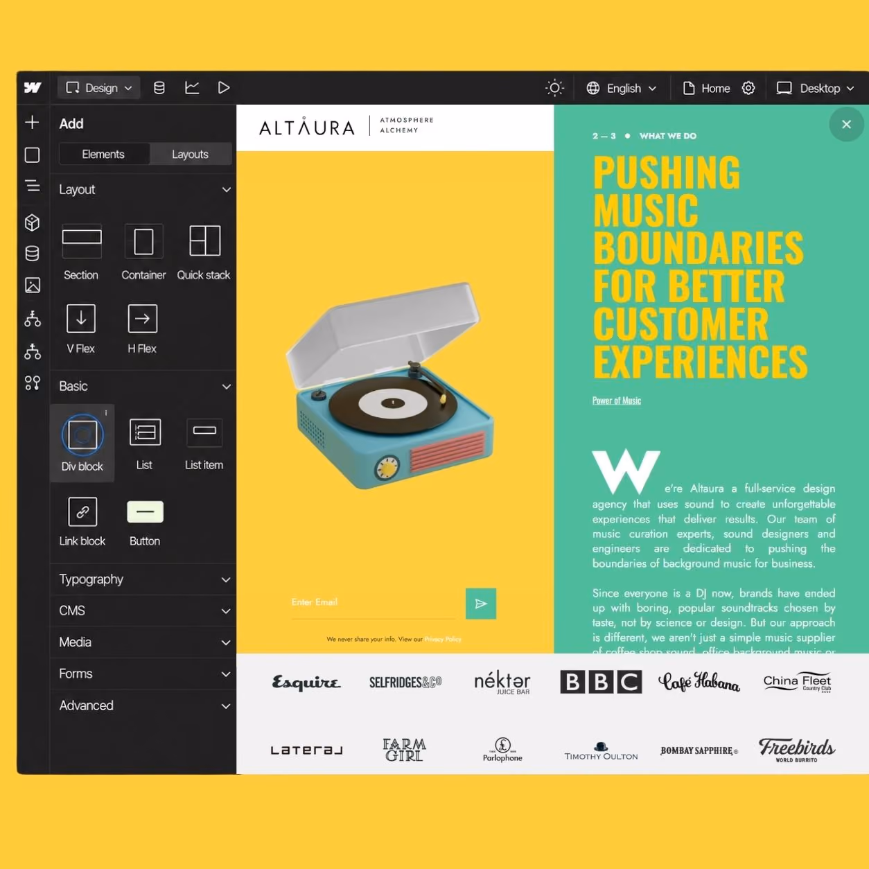 Altaura website pages shown on desktop and mobile devices.